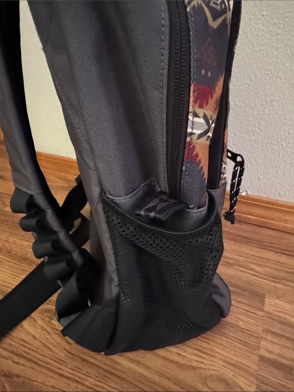 Pendleton Men's Aztec Print Gray, Brown & Red Backpack - Picture 3 of 5